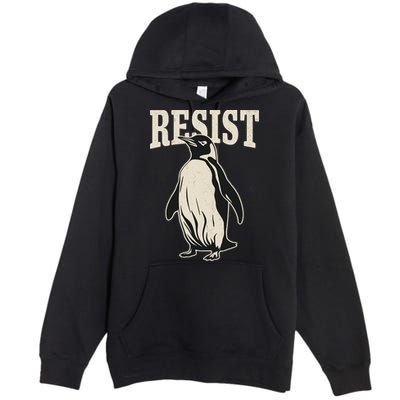 Resist Penguin Premium Pullover Hoodie