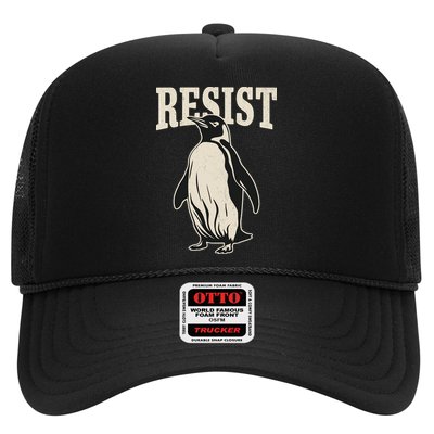Resist Penguin Trucker Hat