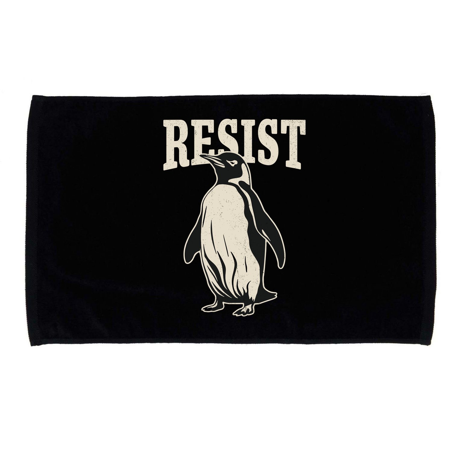 Resist Penguin Microfiber Hand Towel