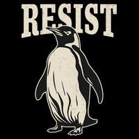 Resist Penguin Wool Snapback Cap