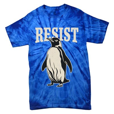 Resist Penguin Tie-Dye T-Shirt