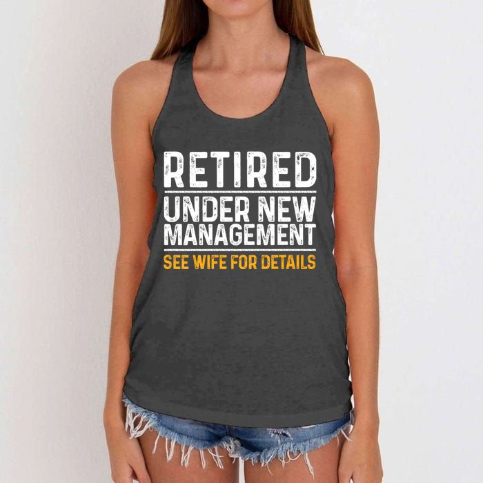 Retirement Party Women's Knotted Racerback Tank