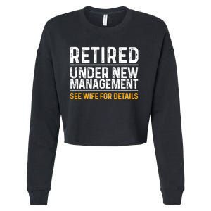 Retirement Party Cropped Pullover Crew