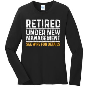 Retirement Party Ladies Long Sleeve Shirt