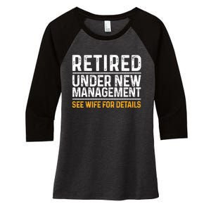 Retirement Party Women's Tri-Blend 3/4-Sleeve Raglan Shirt