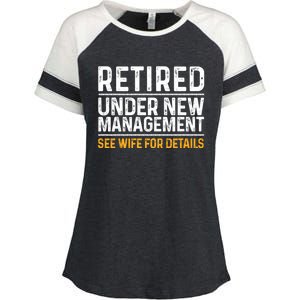 Retirement Party Enza Ladies Jersey Colorblock Tee