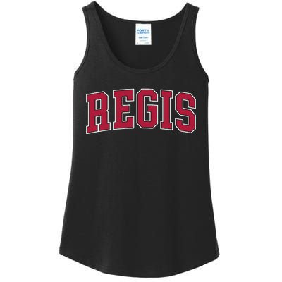 Retro Personalized Regis Name Arch Ladies Essential Tank