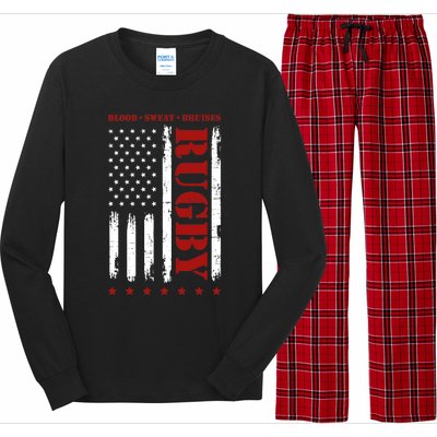 Rugby Player Rugby Long Sleeve Pajama Set