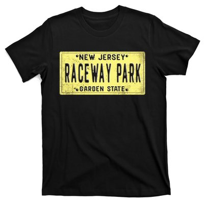 Raceway Park Retro Racetrack Englishtown Nj New Jersey T-Shirt