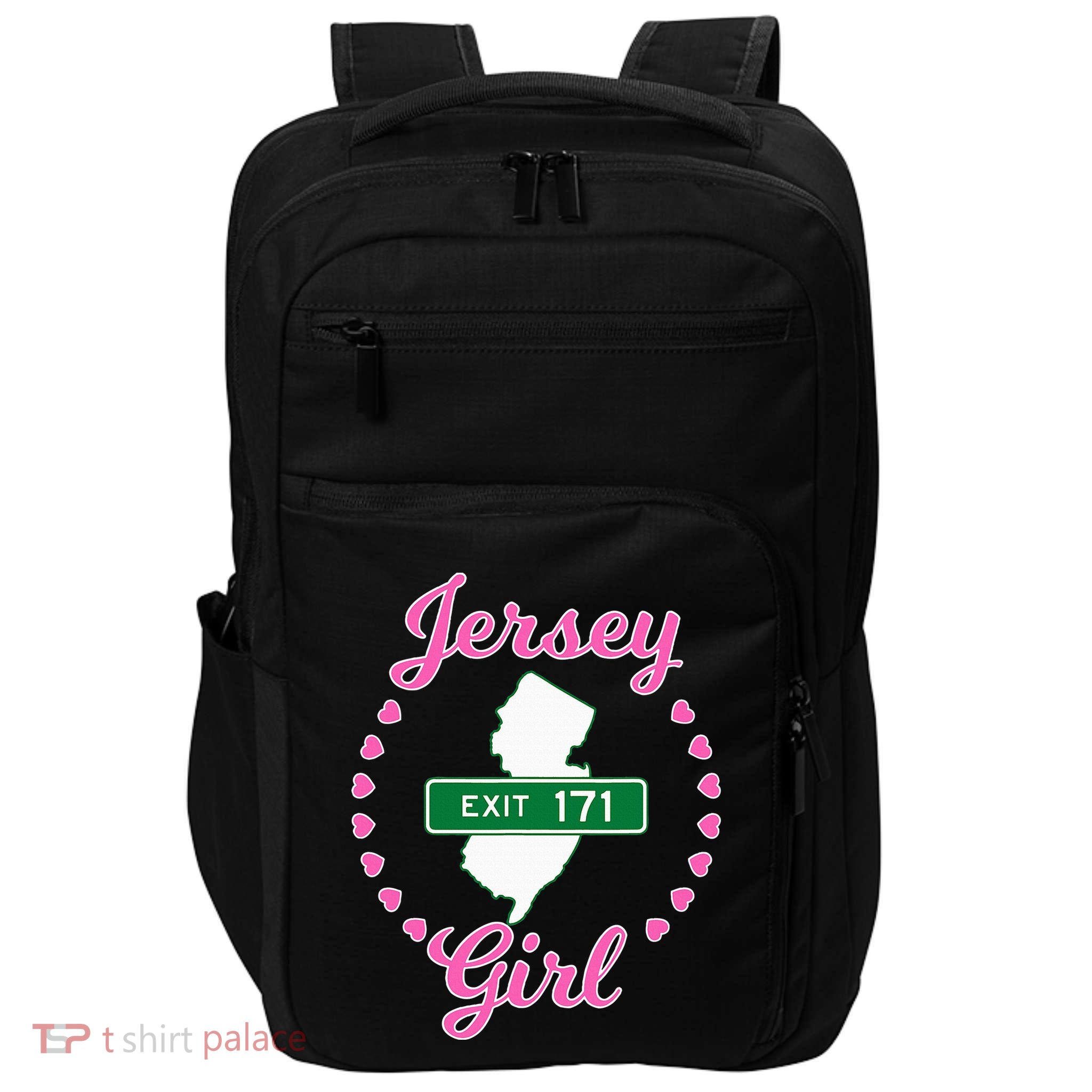Raceway Park Retro Racetrack Englishtown Nj New Jersey Impact Tech Backpack