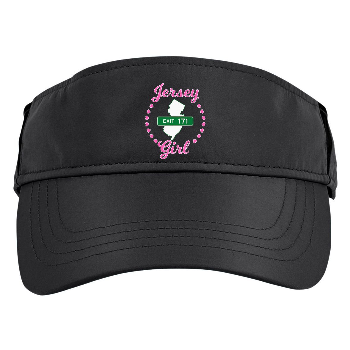 Raceway Park Retro Racetrack Englishtown Nj New Jersey Adult Drive Performance Visor