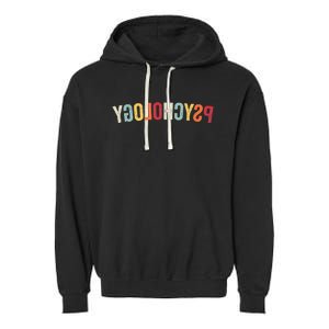 Reverse Psychology retro Sarcastic Humor Garment-Dyed Fleece Hoodie