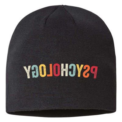 Reverse Psychology retro Sarcastic Humor Sustainable Beanie