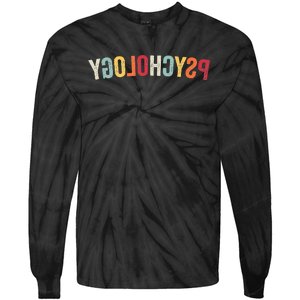 Reverse Psychology retro Sarcastic Humor Tie-Dye Long Sleeve Shirt