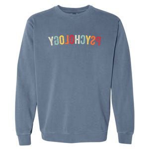 Reverse Psychology retro Sarcastic Humor Garment-Dyed Sweatshirt