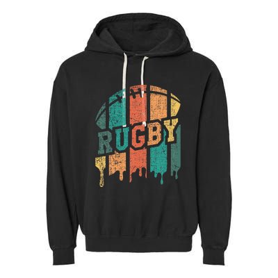 Rugby Player Rugby Fan Rugby Coach Garment-Dyed Fleece Hoodie