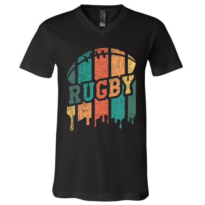 Rugby Player Rugby Fan Rugby Coach V-Neck T-Shirt