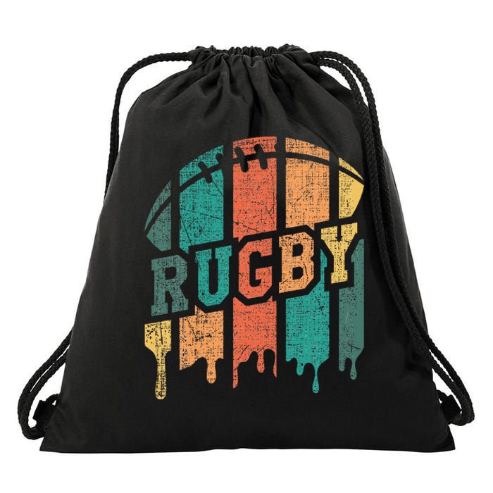 Rugby Player Rugby Fan Rugby Coach Drawstring Bag