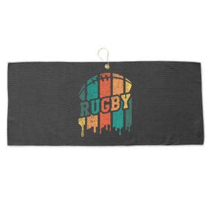 Rugby Player Rugby Fan Rugby Coach Large Microfiber Waffle Golf Towel