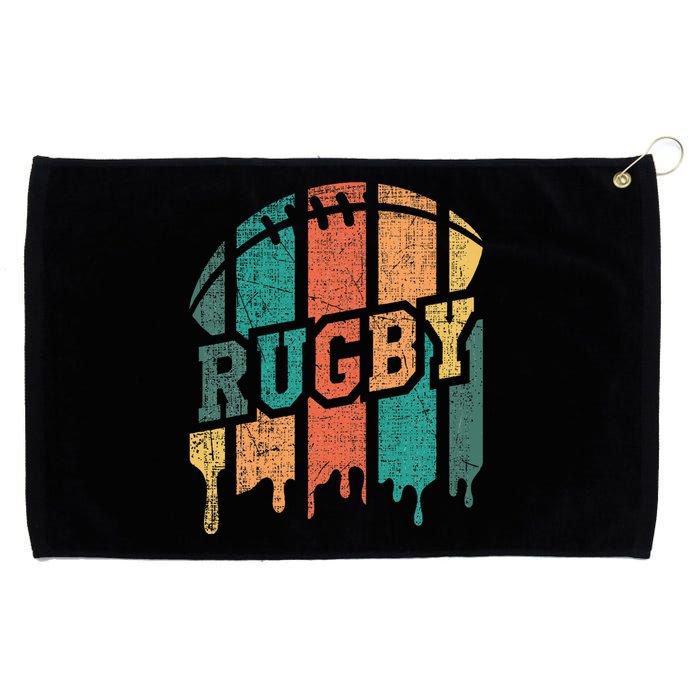 Rugby Player Rugby Fan Rugby Coach Grommeted Golf Towel