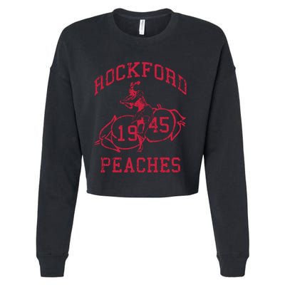 Rockford Peaches Cropped Pullover Crew