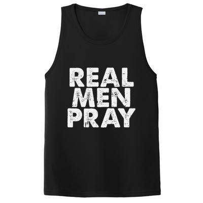 Real Pray Religious God Jesus Faith Christian Catholic PosiCharge Competitor Tank
