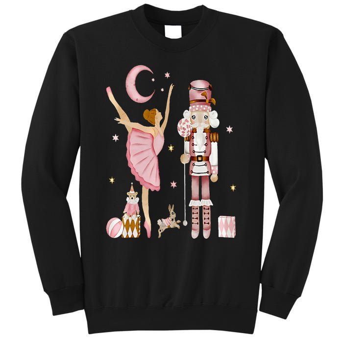 Retro Pink Sugar Plum Fairy Nutcracker Christmas Cute Xmas Sweatshirt