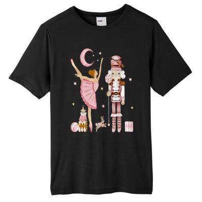 Retro Pink Sugar Plum Fairy Nutcracker Christmas Cute Xmas Tall Fusion ChromaSoft Performance T-Shirt