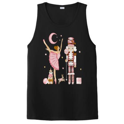 Retro Pink Sugar Plum Fairy Nutcracker Christmas Cute Xmas PosiCharge Competitor Tank