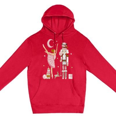 Retro Pink Sugar Plum Fairy Nutcracker Christmas Cute Xmas Premium Pullover Hoodie