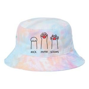 Rock Paper Scissors Cat Paws Tie Dye Newport Bucket Hat