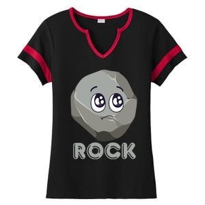 Rock Paper Scissors Halloween Group Costume Ladies Halftime Notch Neck Tee