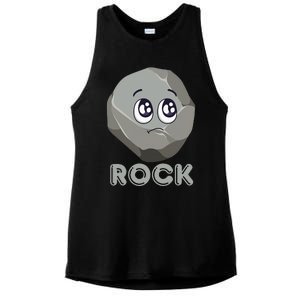 Rock Paper Scissors Halloween Group Costume Ladies PosiCharge Tri-Blend Wicking Tank