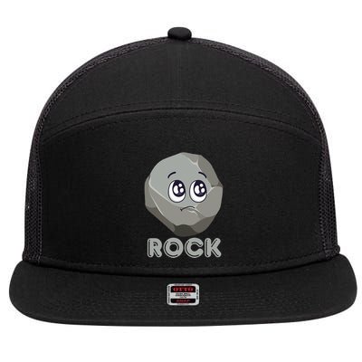 Rock Paper Scissors Halloween Group Costume 7 Panel Mesh Trucker Snapback Hat