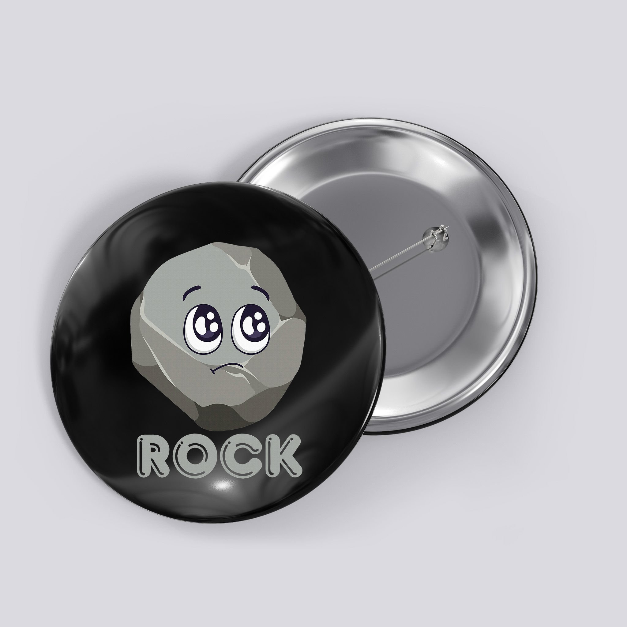 Rock Paper Scissors Halloween Group Costume Button