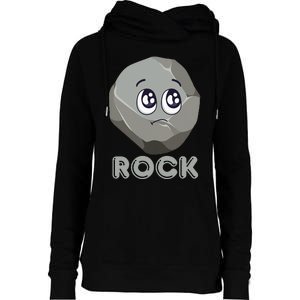 Rock Paper Scissors Halloween Group Costume Womens Funnel Neck Pullover Hood