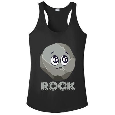 Rock Paper Scissors Halloween Group Costume Ladies PosiCharge Competitor Racerback Tank