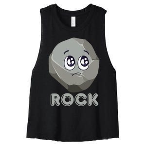 Rock Paper Scissors Halloween Group Costume Women's Racerback Cropped Tank