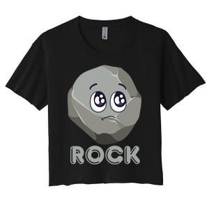 Rock Paper Scissors Halloween Group Costume Women's Crop Top Tee