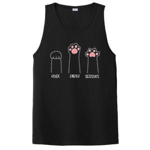 Rock Paper Scissors Hand Game Cute Paw PosiCharge Competitor Tank