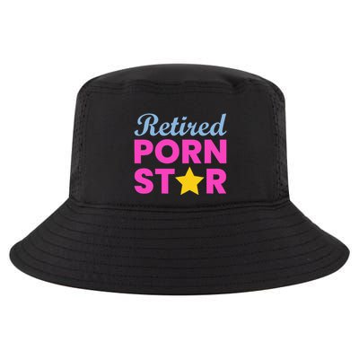 Retired Porn Star Funny Naughty Adult Humor Retirement Cool Comfort Performance Bucket Hat