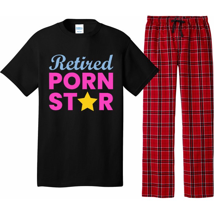 Retired Porn Star Funny Naughty Adult Humor Retirement Pajama Set