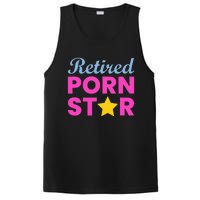 Retired Porn Star Funny Naughty Adult Humor Retirement PosiCharge Competitor Tank