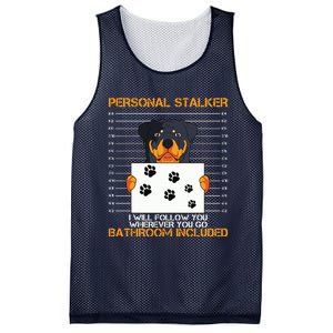 Rottweiler Personal Stalker Dog Owner Breeders Fur Parent Mesh Reversible Basketball Jersey Tank