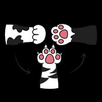 Rock Paper Scissors Cat Paws 16oz Travel Tumbler