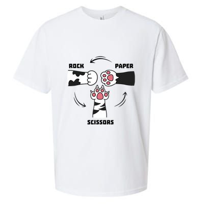 Rock Paper Scissors Cat Paws Sueded Cloud Jersey T-Shirt