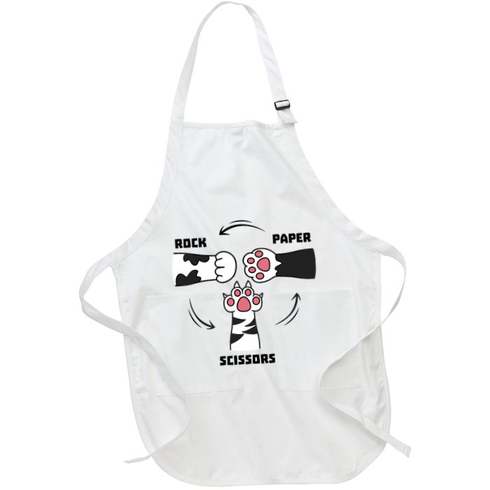 Rock Paper Scissors Cat Paws Apron