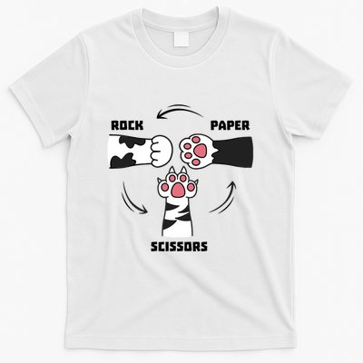 Rock Paper Scissors Cat Paws T-Shirt