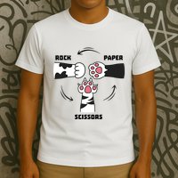 Rock Paper Scissors Cat Paws T-Shirt