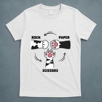 Rock Paper Scissors Cat Paws T-Shirt